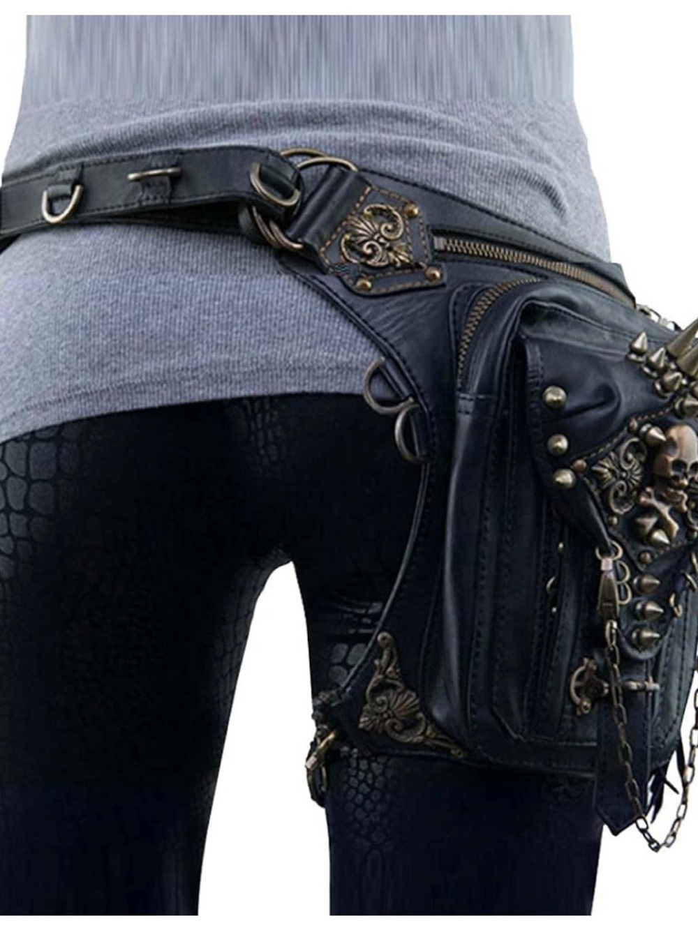 Steampunk goth purse - Picture 5 of 7